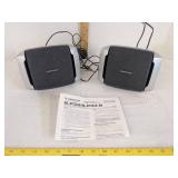 (2) pioneer speakers