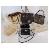 (7) Women hand bags