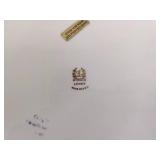 Lenox chateau ellegant serving tray, jewelry dishes & leaf platter