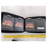 (2) DVD/CD holders 1 full of CDS (See picture for titles)