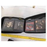 (2) DVD/CD holders 1 full of CDS (See picture for titles)