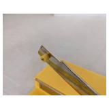 Crafting items paint brushes, small paper cutter & Styrofoam shapes