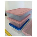 (6) Small plastic containers