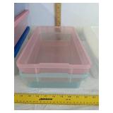 (6) Small plastic containers