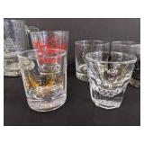 Various drinking glasses