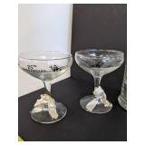 Various drinking glasses
