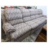 Norwalk 3 - piece sectional 2 end chairs recline & sofa is sleeper sofa 125" Long
