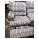 Norwalk 3 - piece sectional 2 end chairs recline & sofa is sleeper sofa 125" Long