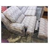 Norwalk 3 - piece sectional 2 end chairs recline & sofa is sleeper sofa 125" Long