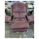 Franklin recliner w/massage back/seat w/book light