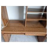 Office desk w/storage & power strip 49" W x 24" D x 73" H