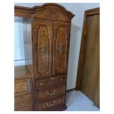 Thomasville wooden wardrobe 27 1/2" W x 17" D x 78" H