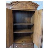 Thomasville wooden wardrobe 27 1/2" W x 17" D x 78" H
