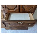 Thomasville wooden wardrobe 27 1/2" W x 17" D x 78" H