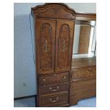 Thomasville wooden wardrobe 27 1/2" W x 17" D x 78" H