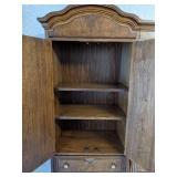 Thomasville wooden wardrobe 27 1/2" W x 17" D x 78" H