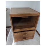 Printer stand w/storage 21" W x 23 1/2" D x 30" H