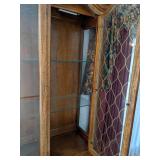 Thomasville wooden china hutch 68 1/2" W x 19" D x 87" H