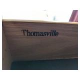 Thomasville wooden china hutch 68 1/2" W x 19" D x 87" H