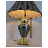Silver/gold table lamp