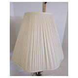 Table lamp w/faux flower inside