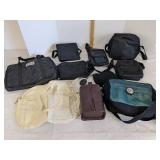 (10) Empty travel bags