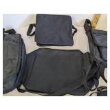 (10) Empty travel bags