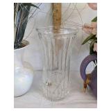 (3) Flower vases w/2 with faux flower