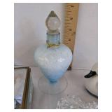 (2) Jewelry boxes, home decor & vintage perfume bottle