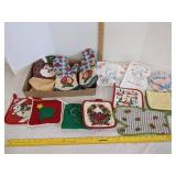Various oven mitts