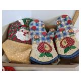 Various oven mitts