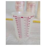 (3) Stacks of new tumbler w/graduations