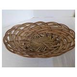 Woven oval baskets
