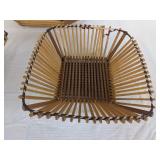 Wood stick fruit bowls