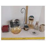 Vases, candles holders & home decor