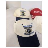 Various baseball caps