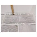 (2) Metal wire baskets