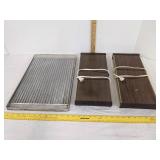 Griddle top & Vintage warming trays