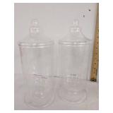 (4) Plastic Canisters