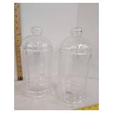 (4) Plastic Canisters