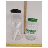 Nestea jug & utensil jar
