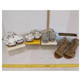 (4) Pairs of sandals 8 1/2 & 9 1/2