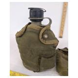 (2) Canteens w/extra sleeve
