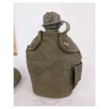(2) Canteens w/extra sleeve
