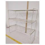 (3) Stackable cabinet shelf