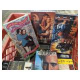 Crate w/VHS tapes see pictures for titles