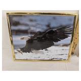 (2) Flying eagles wall art