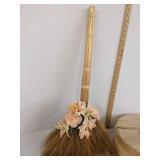 Wooden basket & hanging decor