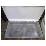 Under bed storage tote & (2) totes no lid