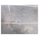 Under bed storage tote & (2) totes no lid